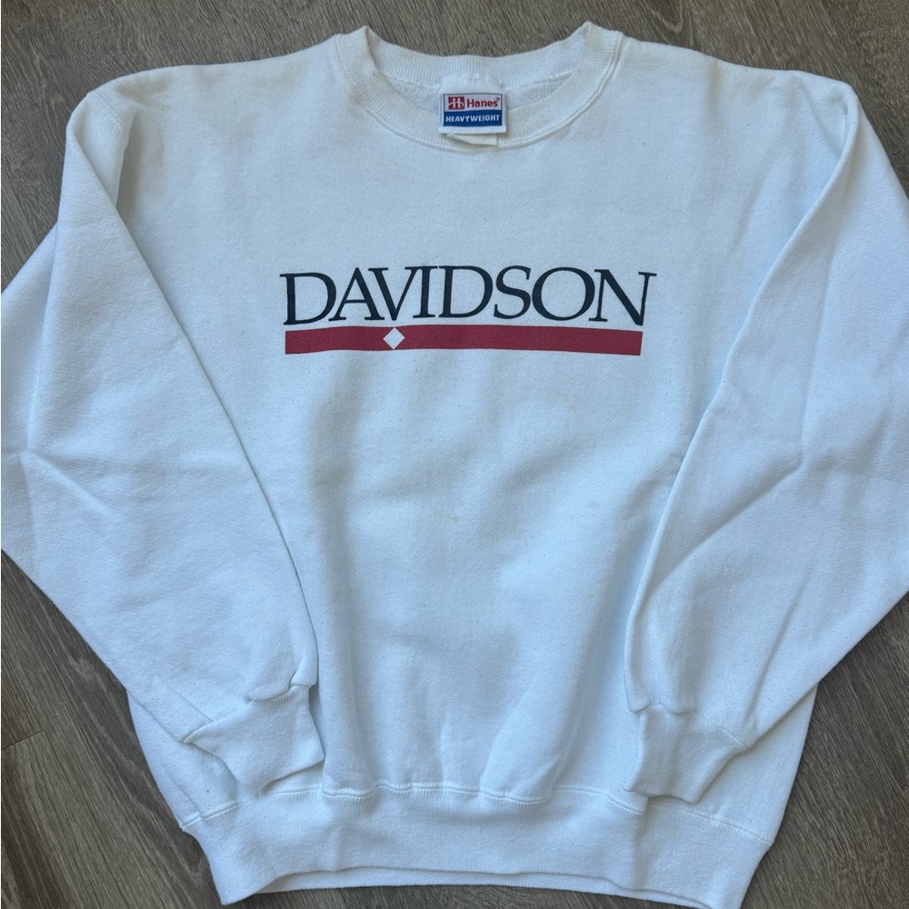 Hanes White Crewneck Men's Sweater